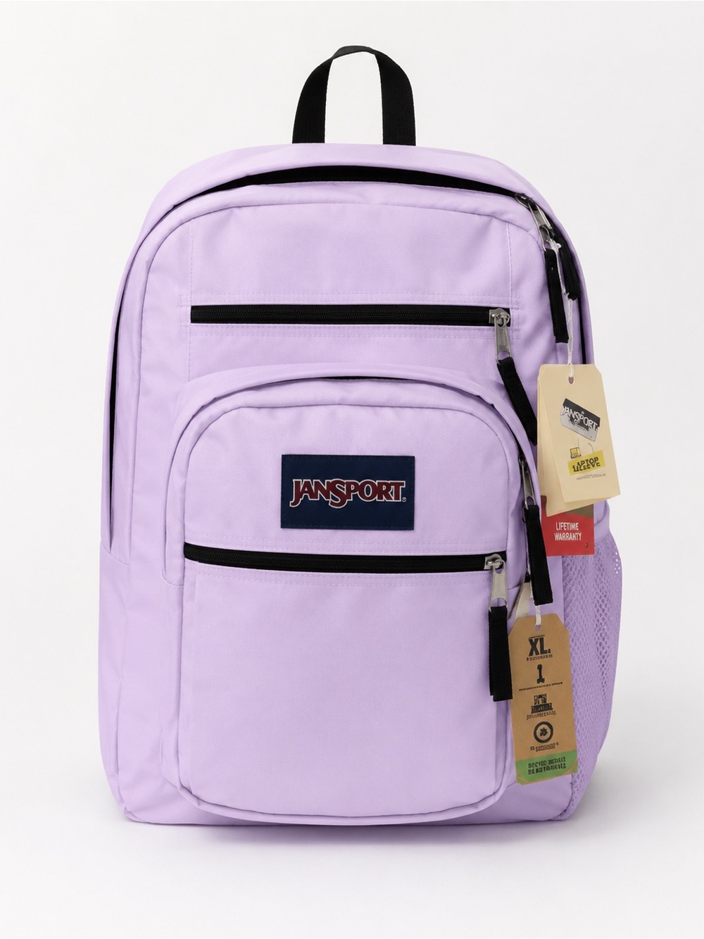 Jansport Lilac Backpack with Black Accents